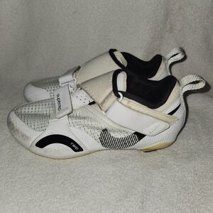 Women’s Nike SuperRep Cycle Sz 6 Cycling Shoes White/Black CJ0775-100